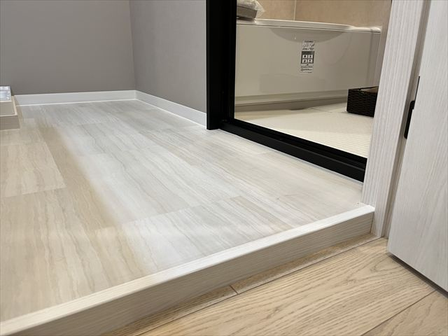 洗面室段差あり